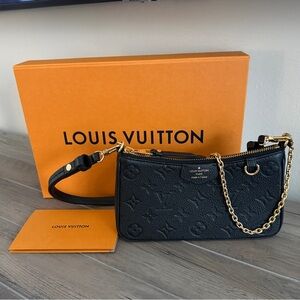 Louis Vuitton Easy Pouch On Strap Monogram Empreinte Leather